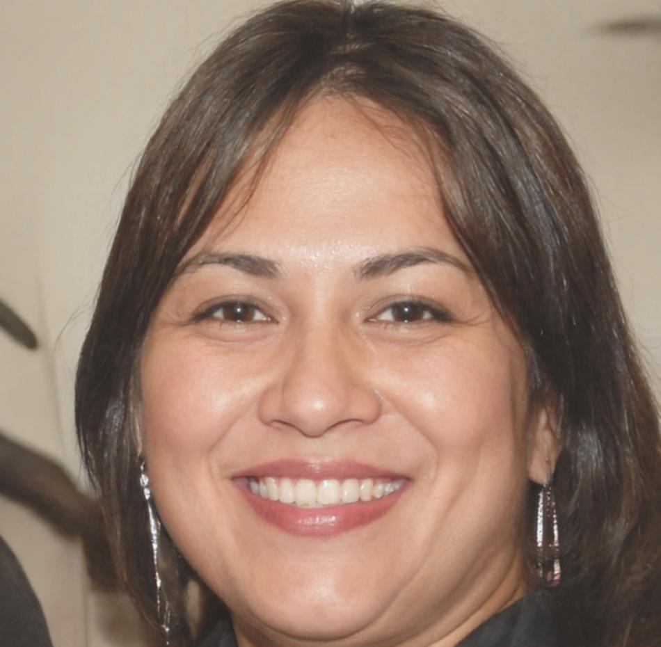 Retrato profesional de Esperanza Villareal, directora de eventos corporativos